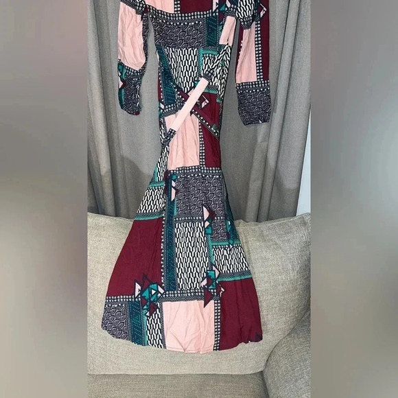 💥NWT ANTHROPOLOGIE Porridge Virginia Wrap Maxi Designer Dress Women’s Petite XS - Picture 10 of 11